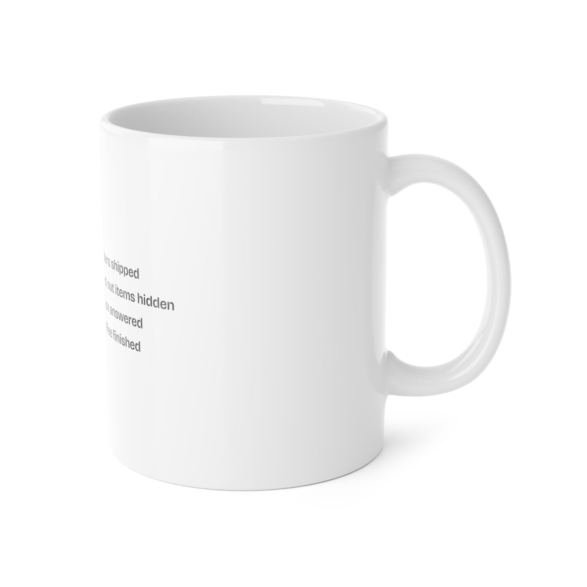 Daily Store Check Mug, 11 oz, in context